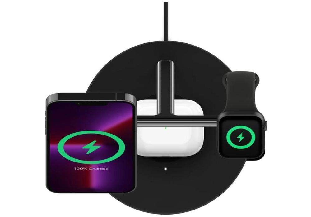 Belkin Boost Charge Pro 3 en 1 15W (Noir)