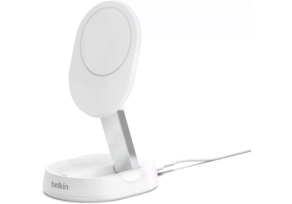 Belkin Chargeur sans fil Boost Charge Pro Blanc bloc d'alimentation inclus
