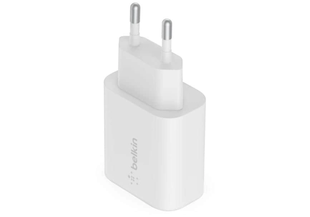 Belkin Chargeur secteur USB-C PD 3.0 PPS (25 W) avec câble USB-C vers Lightning