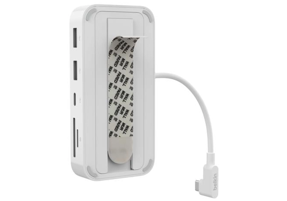 Belkin Hub USB-C multiport 6-en-1 avec support adhésif