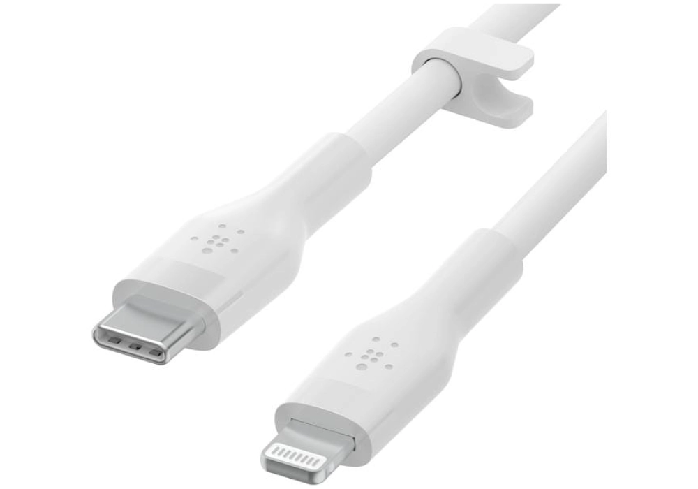 Belkin USB Boost Charge Flex USB C - Lightning (Blanc) - 2 m