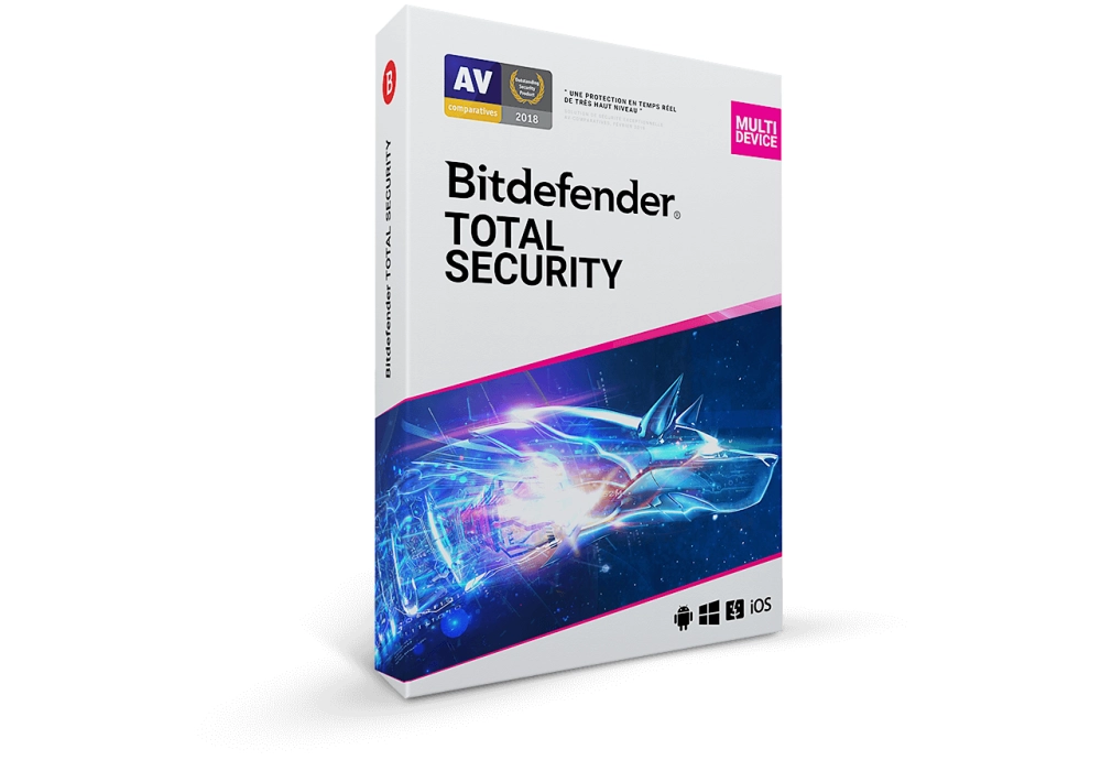 Bitdefender Total Security & VPN Premium - (3 ans 5 PC)
