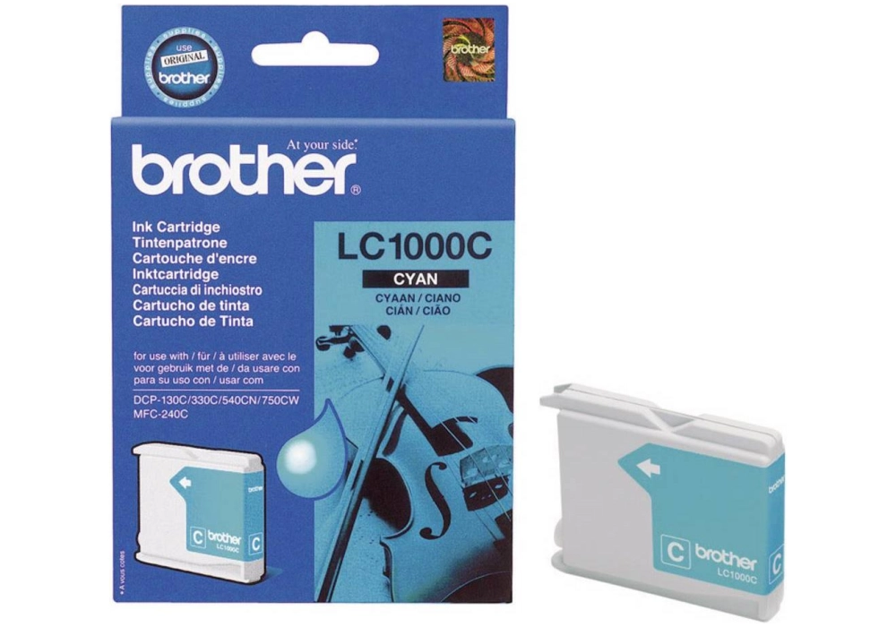 Brother Inkjet Cartridge LC-1000C - Cyan