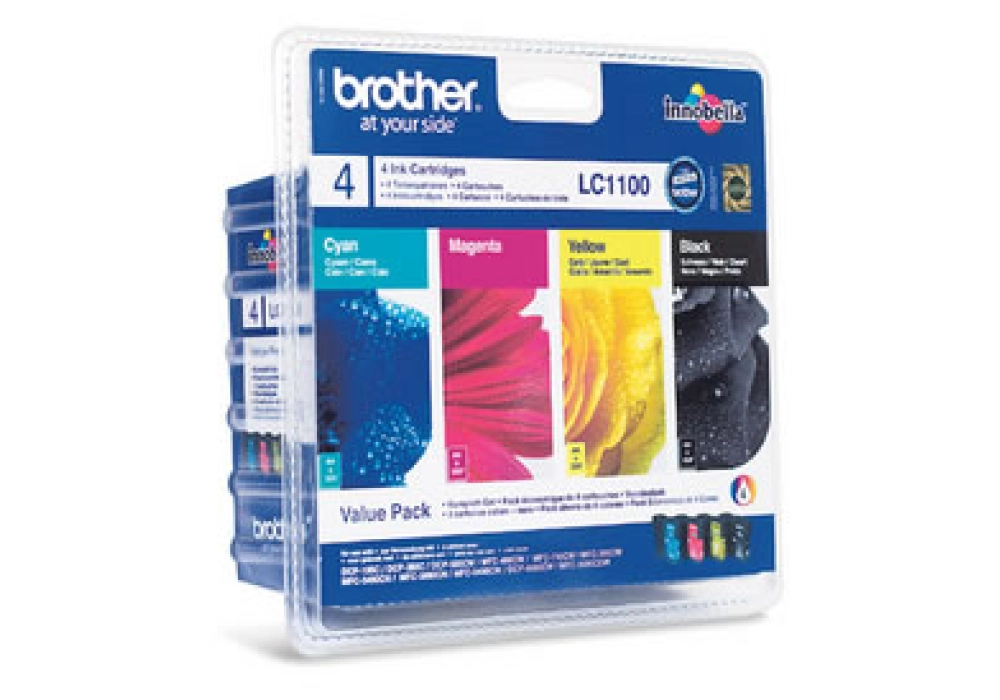 Brother Inkjet Cartridge LC-1100VALBP - Value Pack 