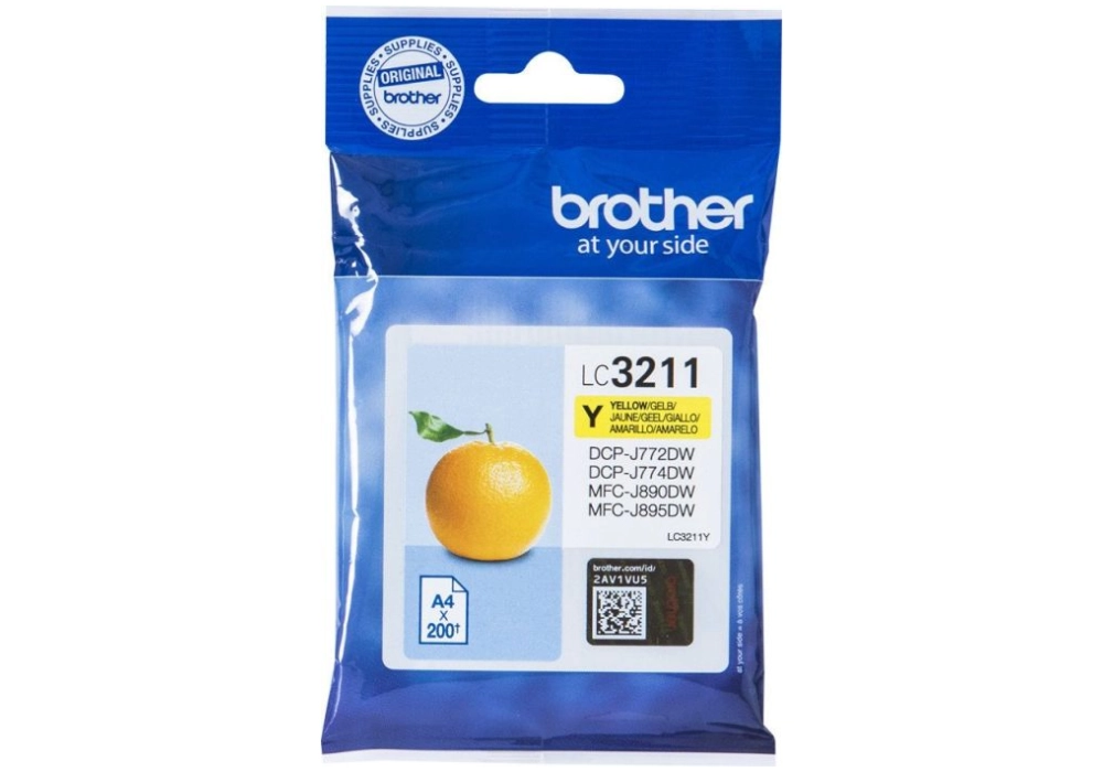 Brother Inkjet Cartridge LC-3211Y - Yellow