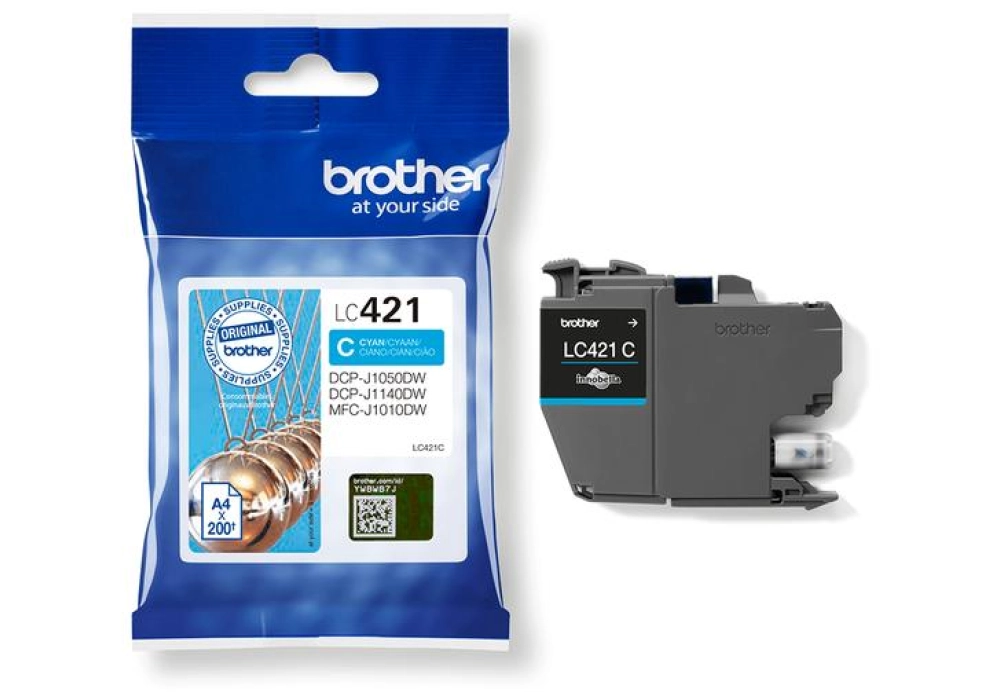 Brother Inkjet Cartridge LC-421C - Cyan