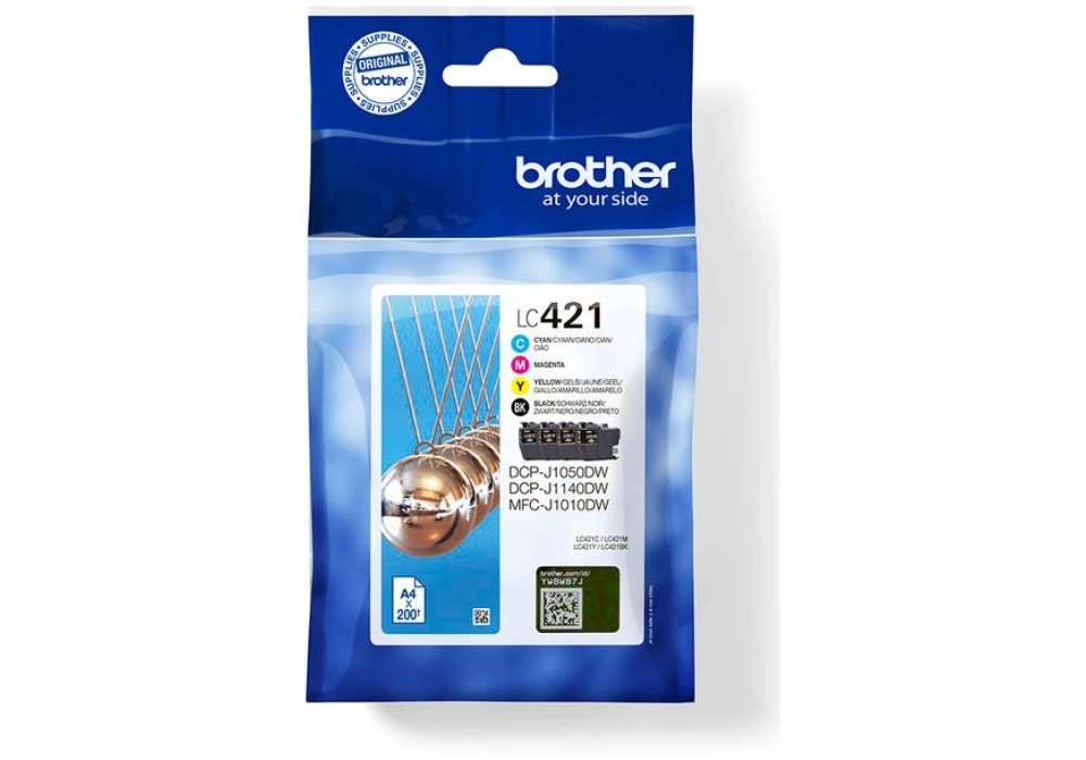 Brother Inkjet Cartridge LC-421VAL - Multipack