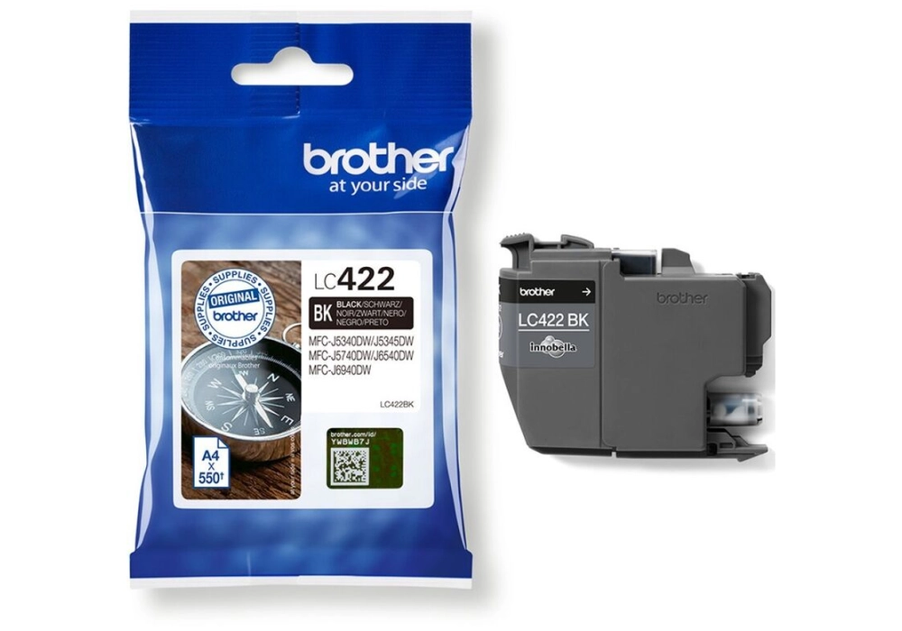Brother Inkjet Cartridge LC-422BK - Noir