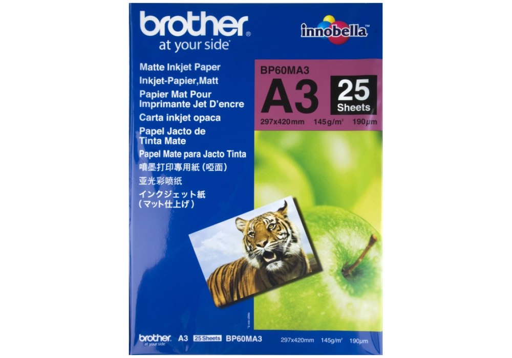 Brother Matte Inkjet Paper A3 - BP60MA3