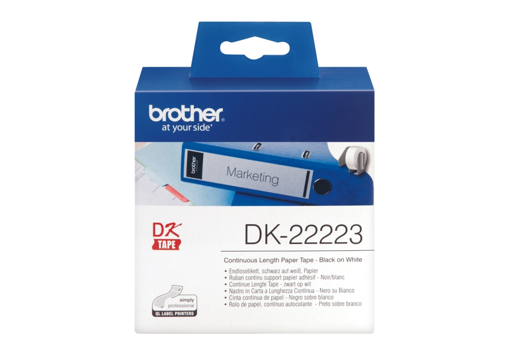 Brother Rouleau à étiquettes DK-22223 Thermo Direct 50 mm x 30 m