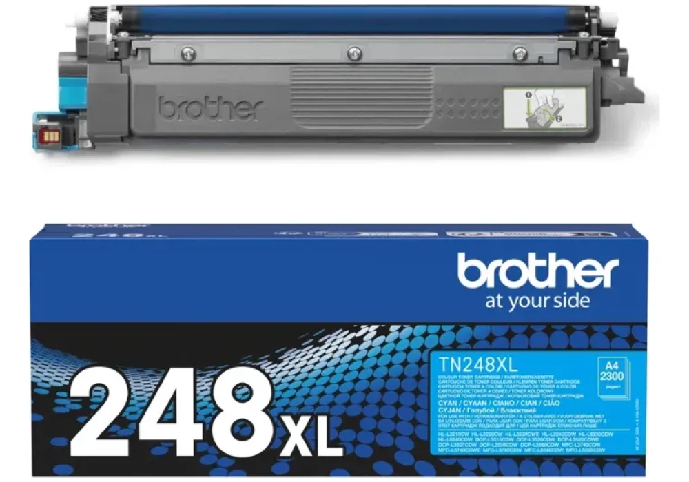 Brother Toner Cartridge - TN-248XLC - Cyan