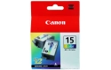 Canon Inkjet Cartridge BCI-15C - Colour (2x5ml)