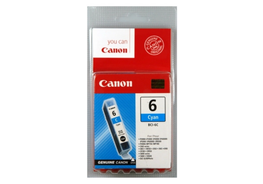 Canon Inkjet Cartridge BCI-6C - Cyan (13ml)