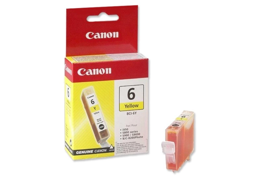 Canon Inkjet Cartridge BCI-6Y - Yellow (13ml)