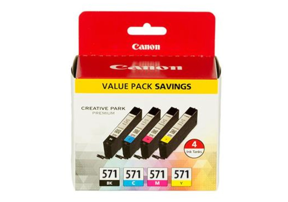 Canon Inkjet Cartridge CLI-571 Multipack C/M/Y/BK