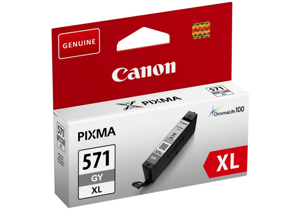 Canon Inkjet Cartridge CLI-571XLGY Grey