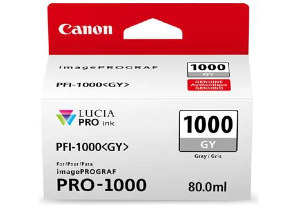 Canon Inkjet Cartridge PFI-1000GY - Grey
