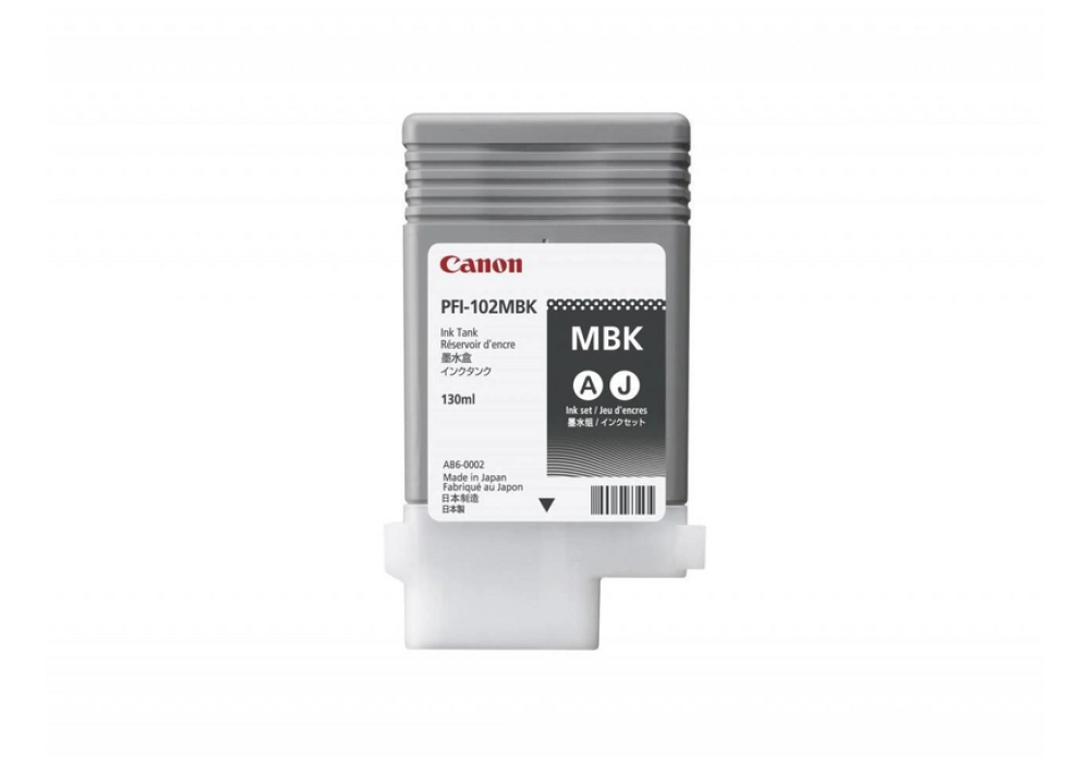 Canon Inkjet Cartridge PFI-102 (Black Mat)