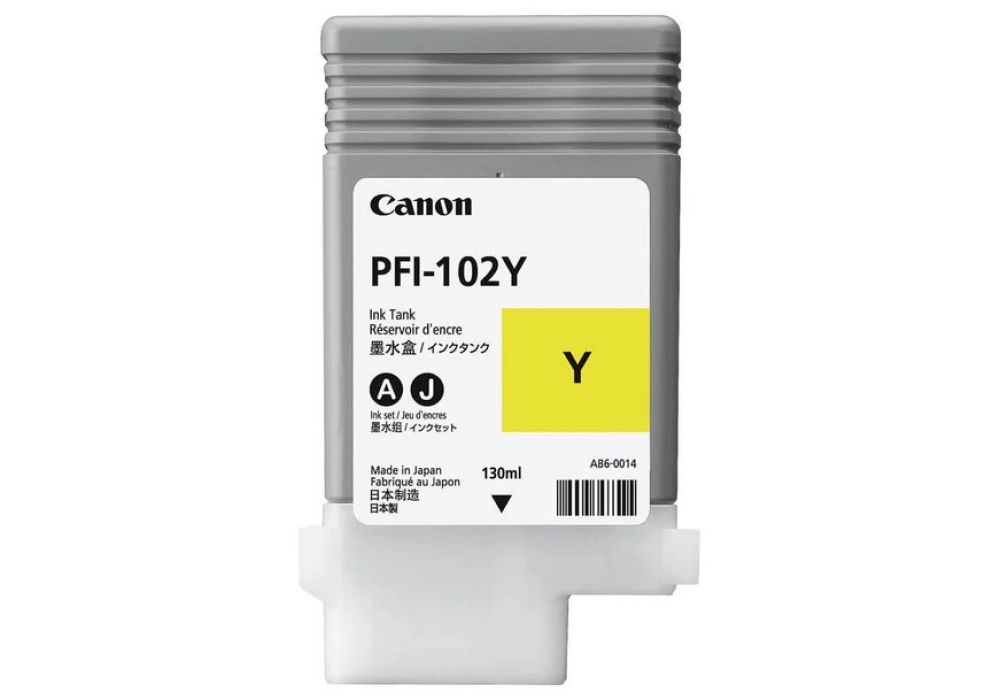Canon Inkjet Cartridge PFI-102Y (Yellow)