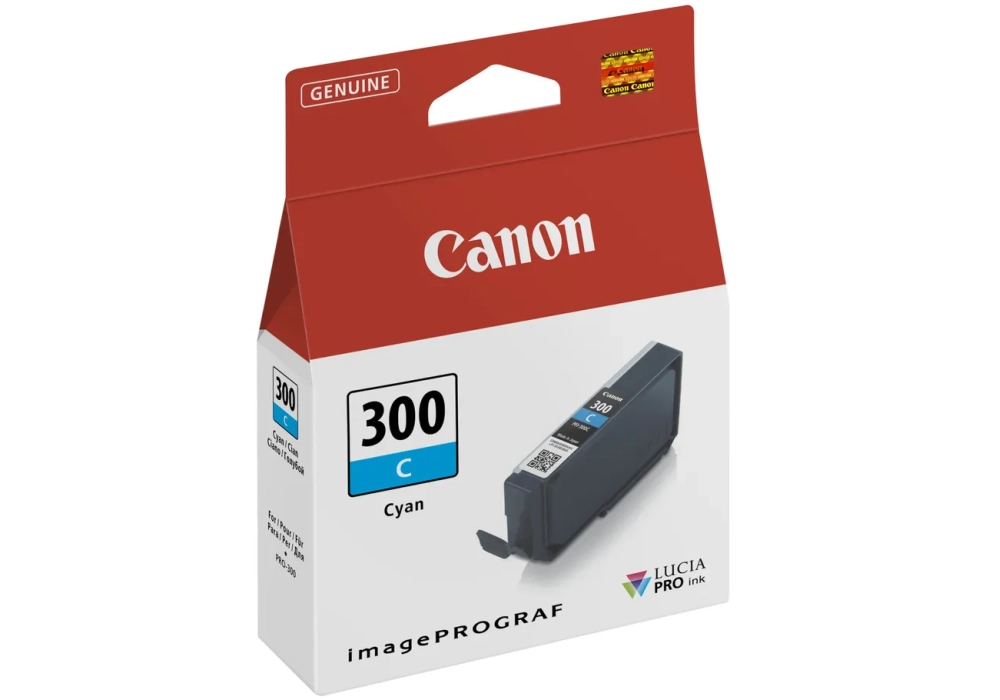 Canon Inkjet Cartridge PFI-300C (Cyan)