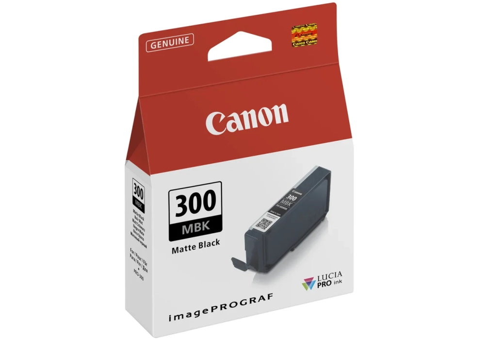 Canon Inkjet Cartridge PFI-300MBK (Matte Black)