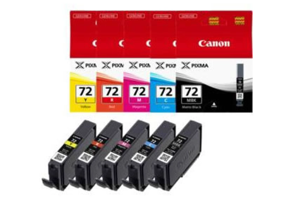 Canon Inkjet Cartridge PGI-72 Multi Pack MBK/C/M/Y/R