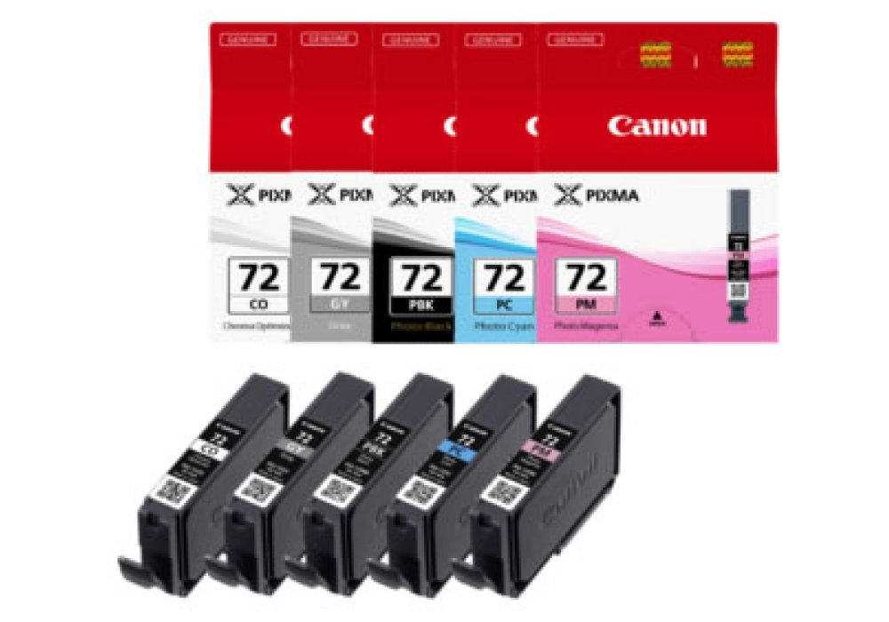 Canon Inkjet Cartridge PGI-72 Multi Pack PBK/PM/PC/GY/CO