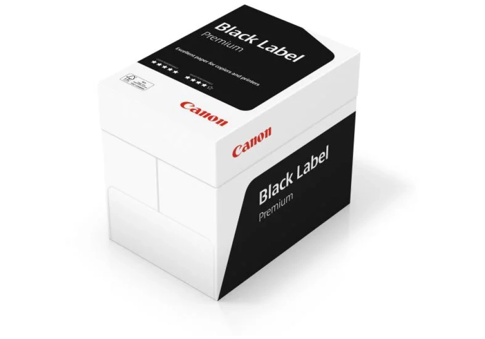 Canon Papier A4 Blanc Black Label Premium 2500 Pièce/s