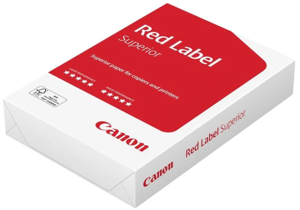 Canon Papier Red Label Superior 100 FSC A3, Extra-blanc, 500 feuilles