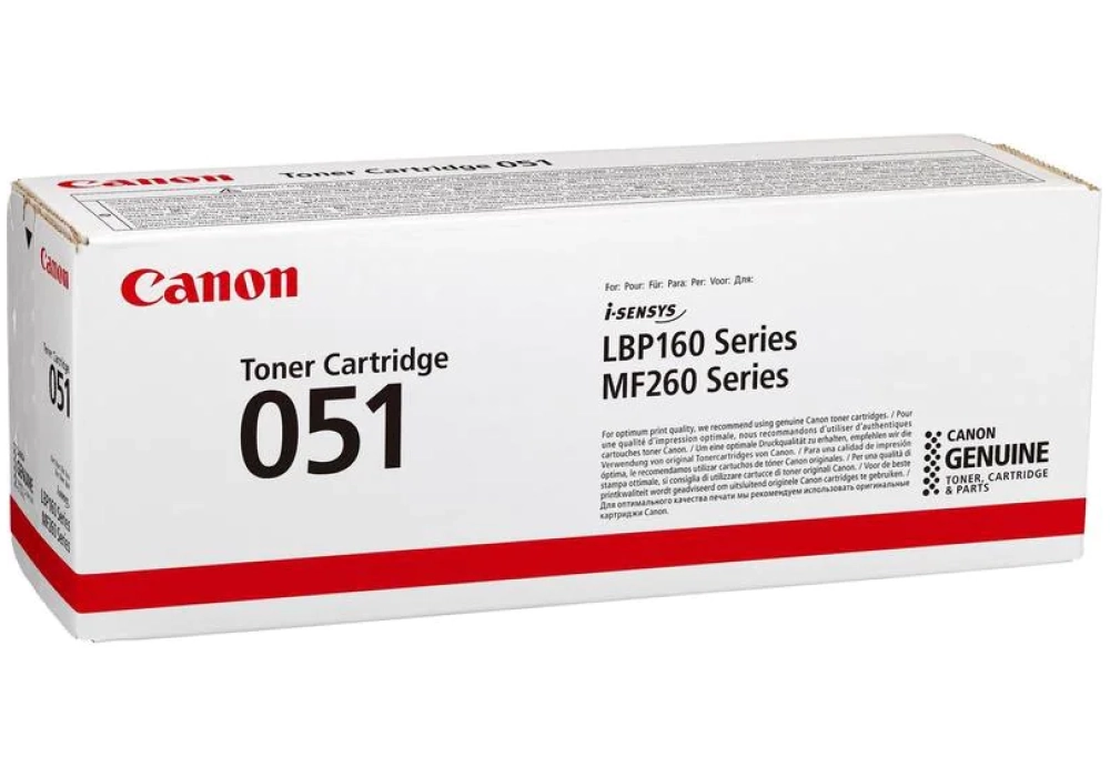 Canon Toner Cartridge - 051 - Noir