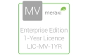 Cisco Meraki MV Enterprise Licence LIC-MV-1YR - 1 an