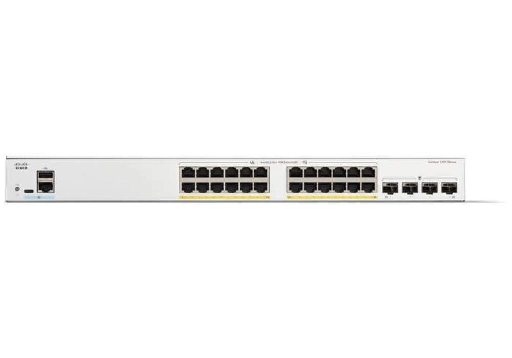 Cisco PoE+ Switch Catalyst C1200-24FP-4X 28 ports