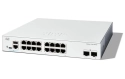 Cisco PoE+ Switch Catalyst C1300-16P-2G 18 ports
