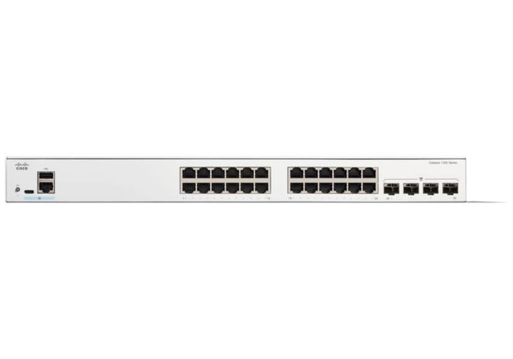 Cisco PoE+ Switch Catalyst C1300-24FP-4G 28 ports
