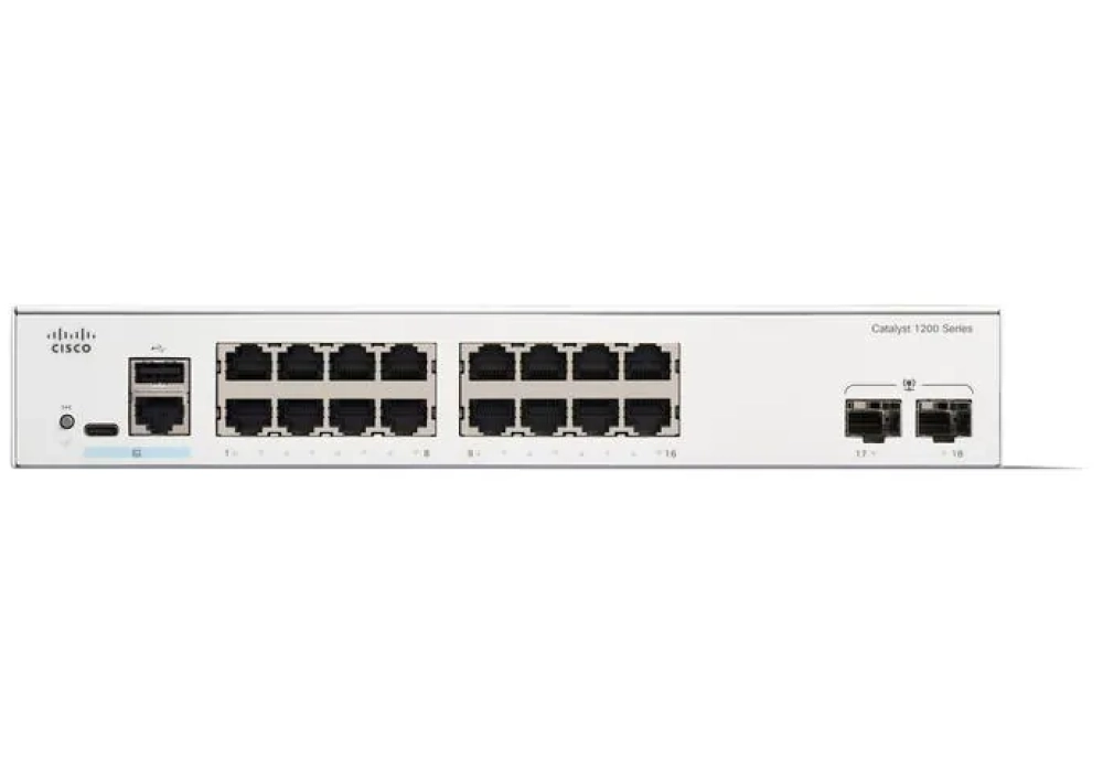 Cisco Switch Catalyst C1200-16T-2G 18 ports