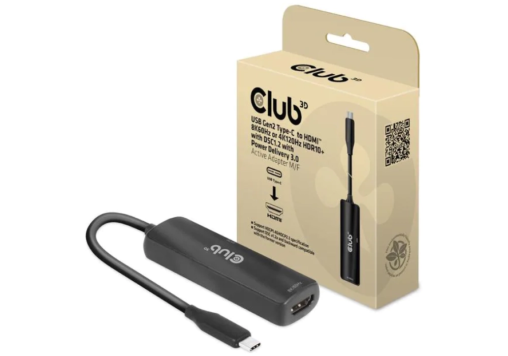 Club 3D Adaptateur CAC-1588 USB type C - HDMI