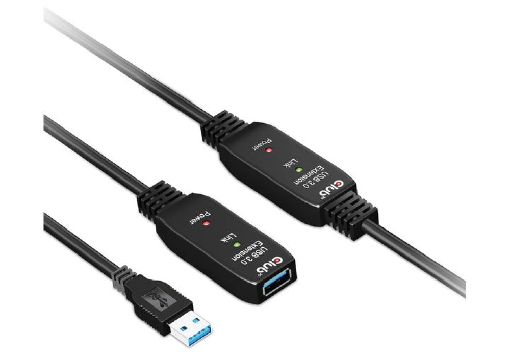 Club 3D USB 3.2 Gen 1 Active Extension Cable - 10.0 m