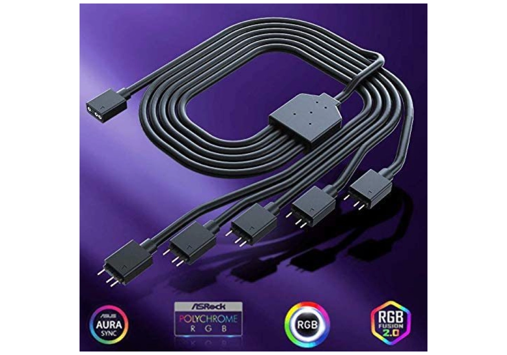 CoolerMaster ARGB 1 to 5 Splitter Cable