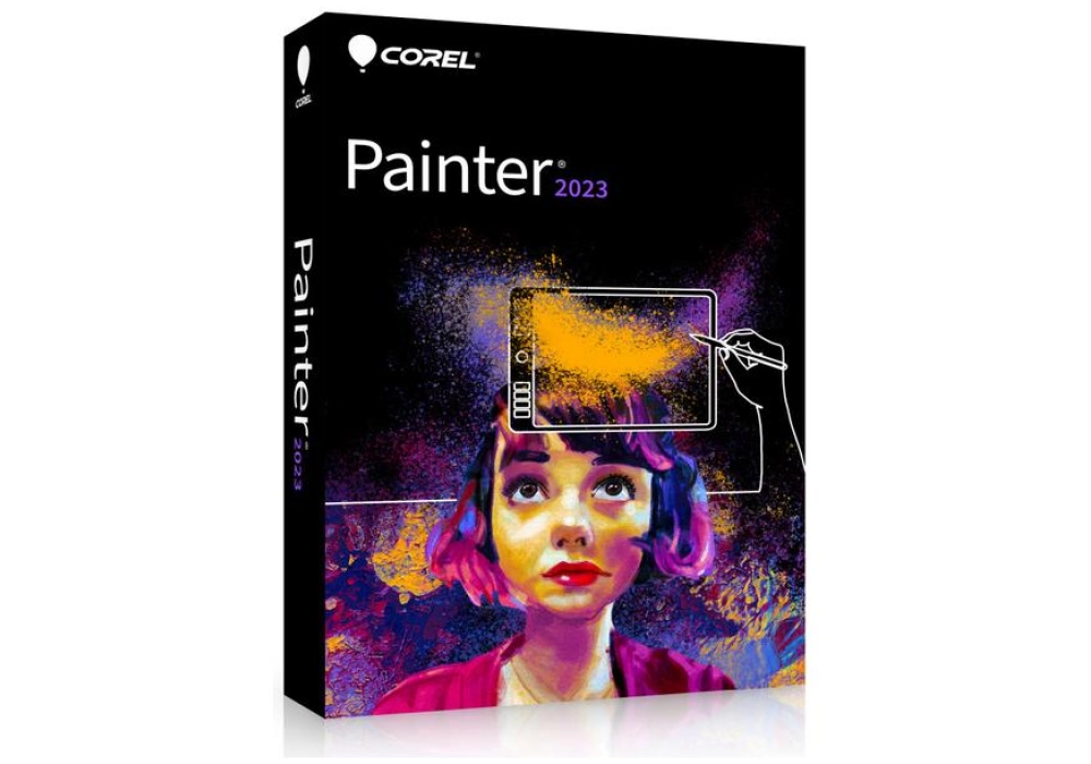 Corel Painter 2023 - Boite - Mise à jour - DE/FR/EN