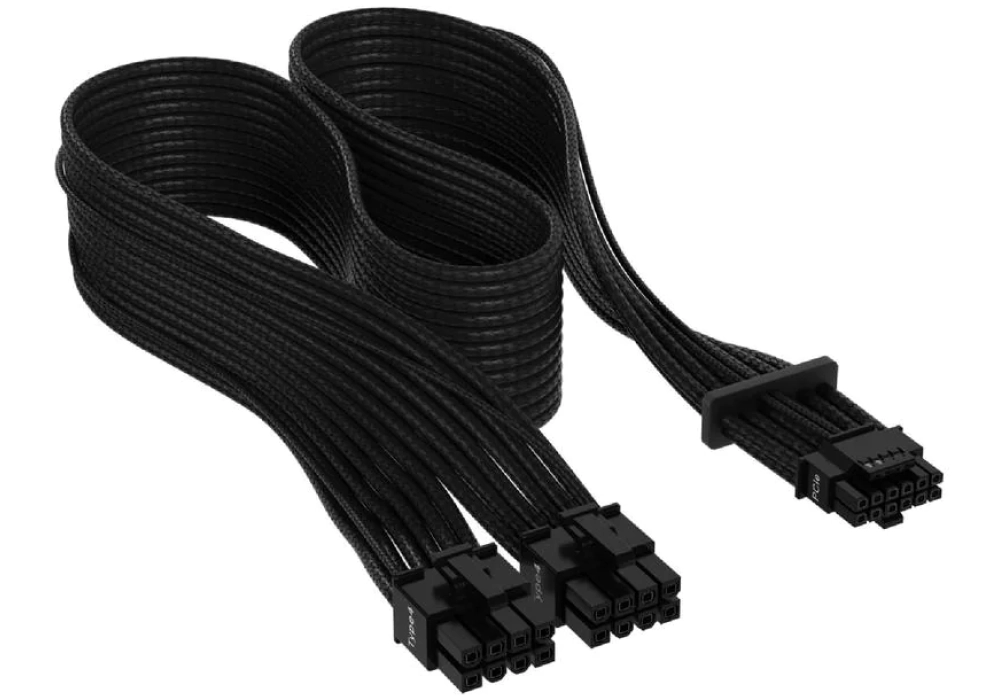 Corsair Câble Premium 12+4 broches 12VHPWR 600 W noir