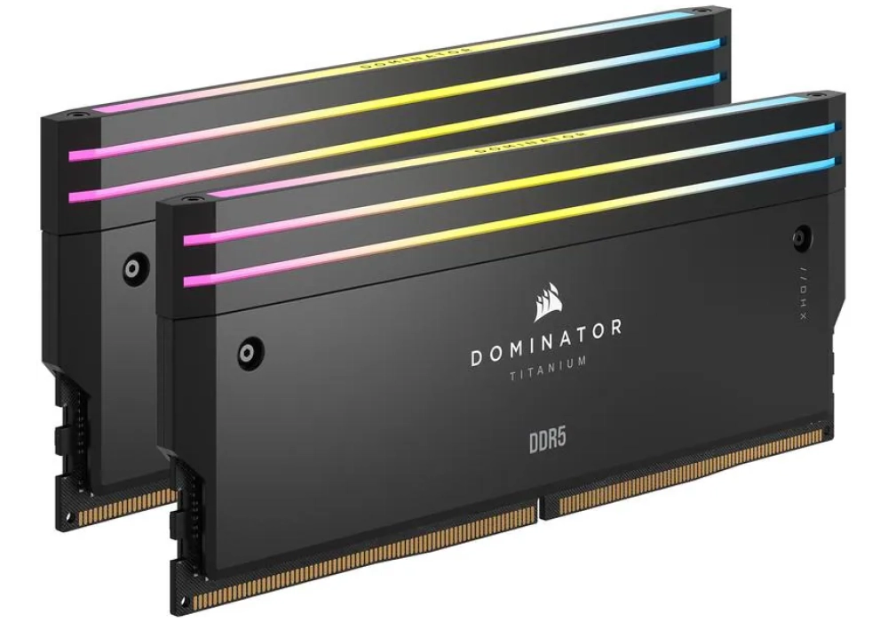 Corsair Dominator Titanium RGB DDR5-6400 - 64GB (2 x 32GB - CL32) -  CMP64GX5M2B6400C32 
