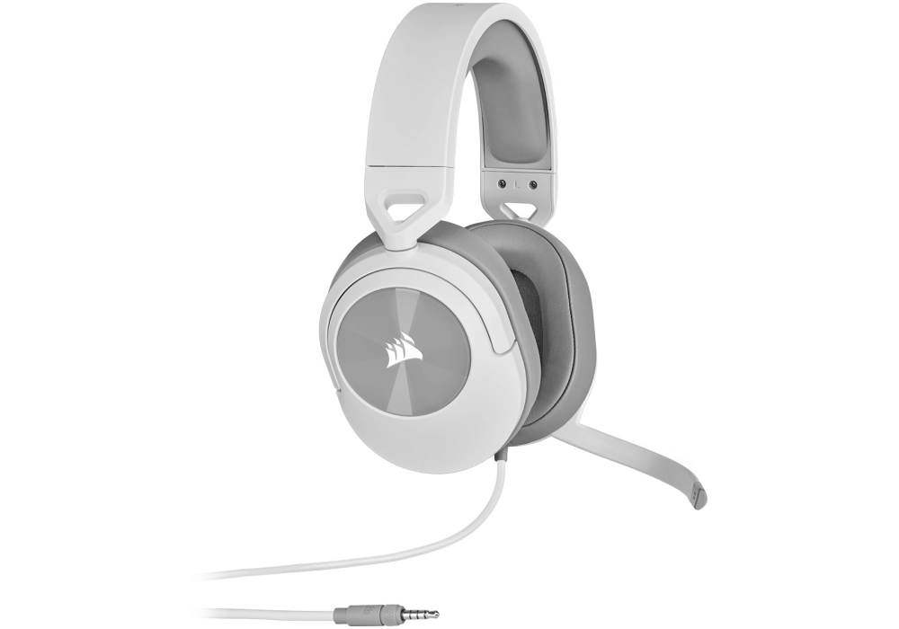 Corsair HS55 STEREO Wired Gaming Headset (Blanc)