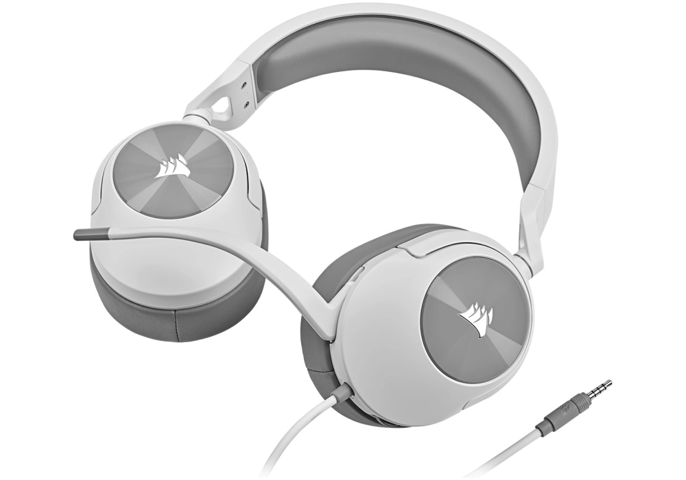 Corsair HS55 SURROUND Wired Gaming Headset (Blanc)