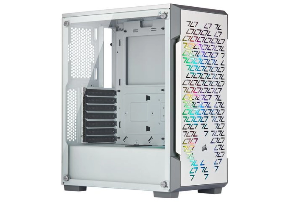 Corsair iCUE 220T RGB Airflow Tempered Glass (White)
