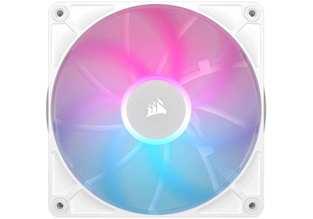 Corsair iCUE LINK RX140 RGB Blanc, kit de démarrage 2 pièces