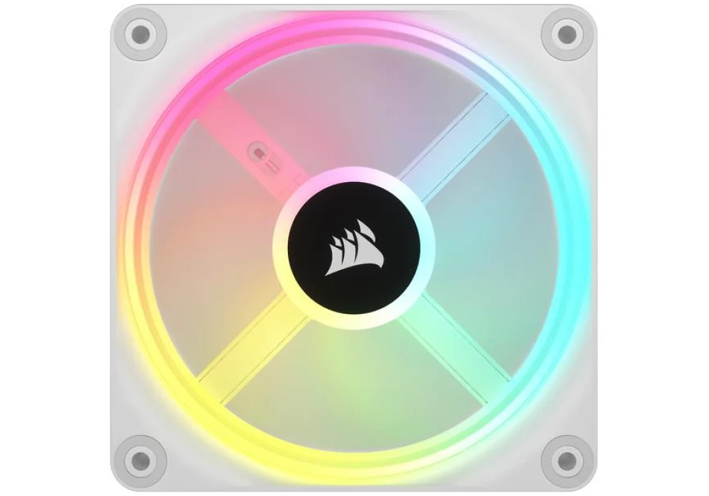 Corsair iCUE QX120 RGB Expansion Kit Blanc