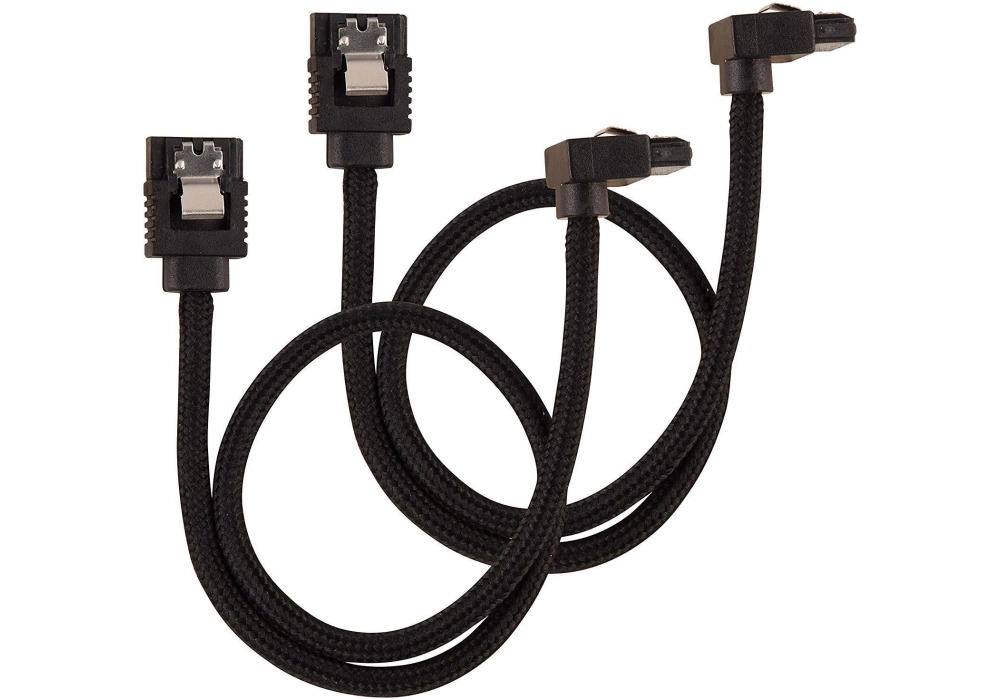 Corsair SATA3 Premium Cable Set - 30 cm 90° (Black)