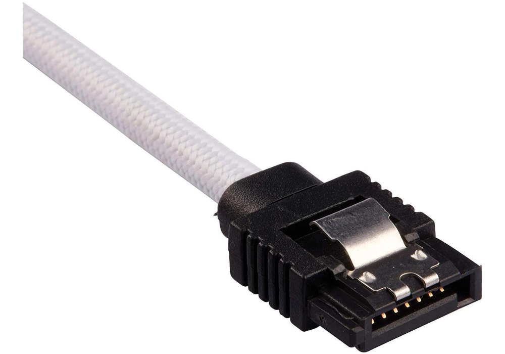 Corsair SATA3 Premium Cable Set - 30 cm Straight (White)
