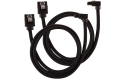 Corsair SATA3 Premium Cable Set - 60 cm 90° (Black)