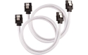 Corsair SATA3 Premium Cable Set - 60 cm Straight (White)